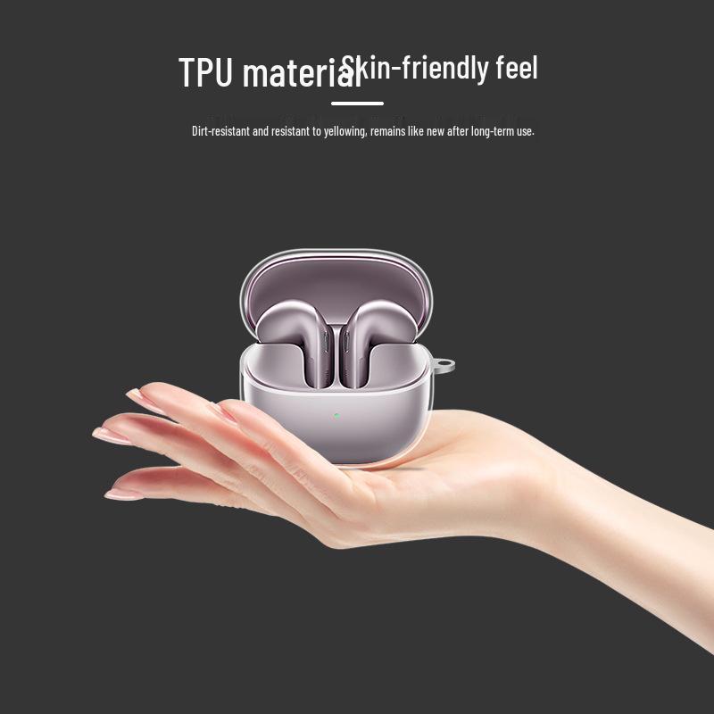 Прозрачный защитный чехол для Xiaomi Buds 6: Чехол и корпус для Bluetooth-наушников