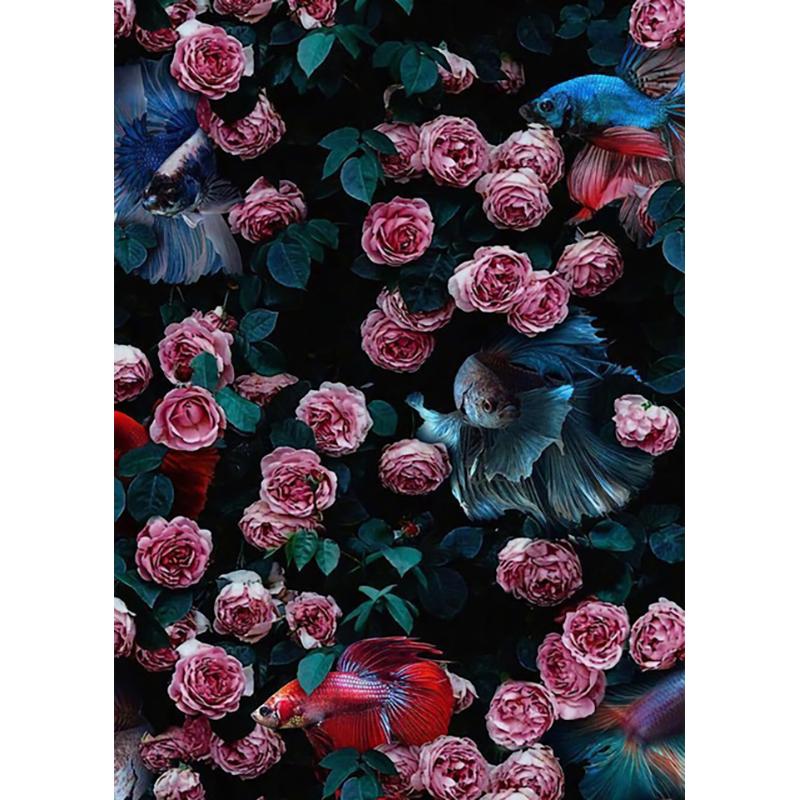 Diy 5D Deer Flower Butterfly Full Round Drill Cartoon Diamond Painting Cross Stitch Kits Art Animal Paint By Diamond Home Decor