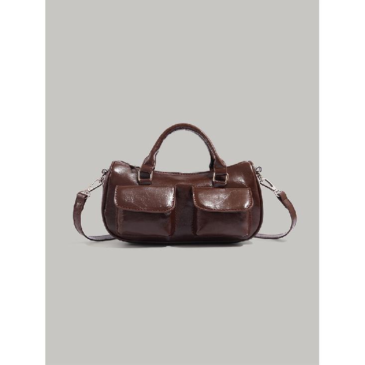 Сумка для боулинга большой вместимости 2024 Новая осенне-зимняя сумка-тоут Высококлассная повседневная универсальная сумка через плечо