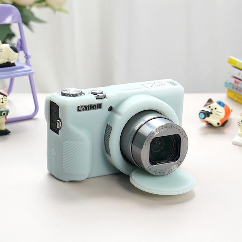 Силиконовый чехол для Canon PowerShot G7X Mark III - G7X3 Сумка для камеры и мягкий защитный чехол