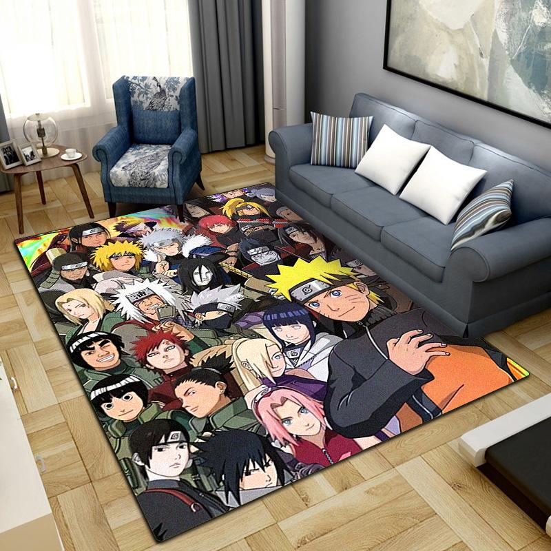 Anime-Naruto Area Carpet for Living Room Bedroom Home Decor Cool Movie Mat Floor Mat -44