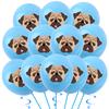 Cat Pet Dog Birthday Party Latex Balloons Cute Cartoon Kitten Print Balloons Supplies Meow Kitty Theme Balloons for Birthday