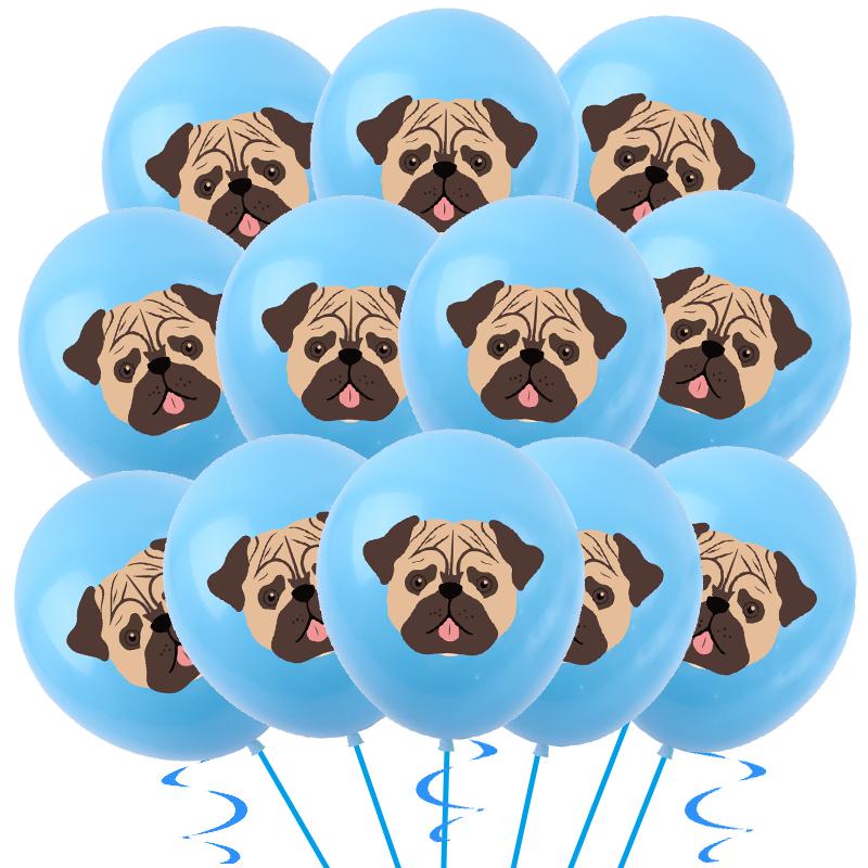 Cat Pet Dog Birthday Party Latex Balloons Cute Cartoon Kitten Print Balloons Supplies Meow Kitty Theme Balloons for Birthday