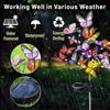Solar LED Butterfly Lawn Lights Outdoor Landscape Lights Perfect for Christmas Valentine's Day Garden Villa Party Decoration