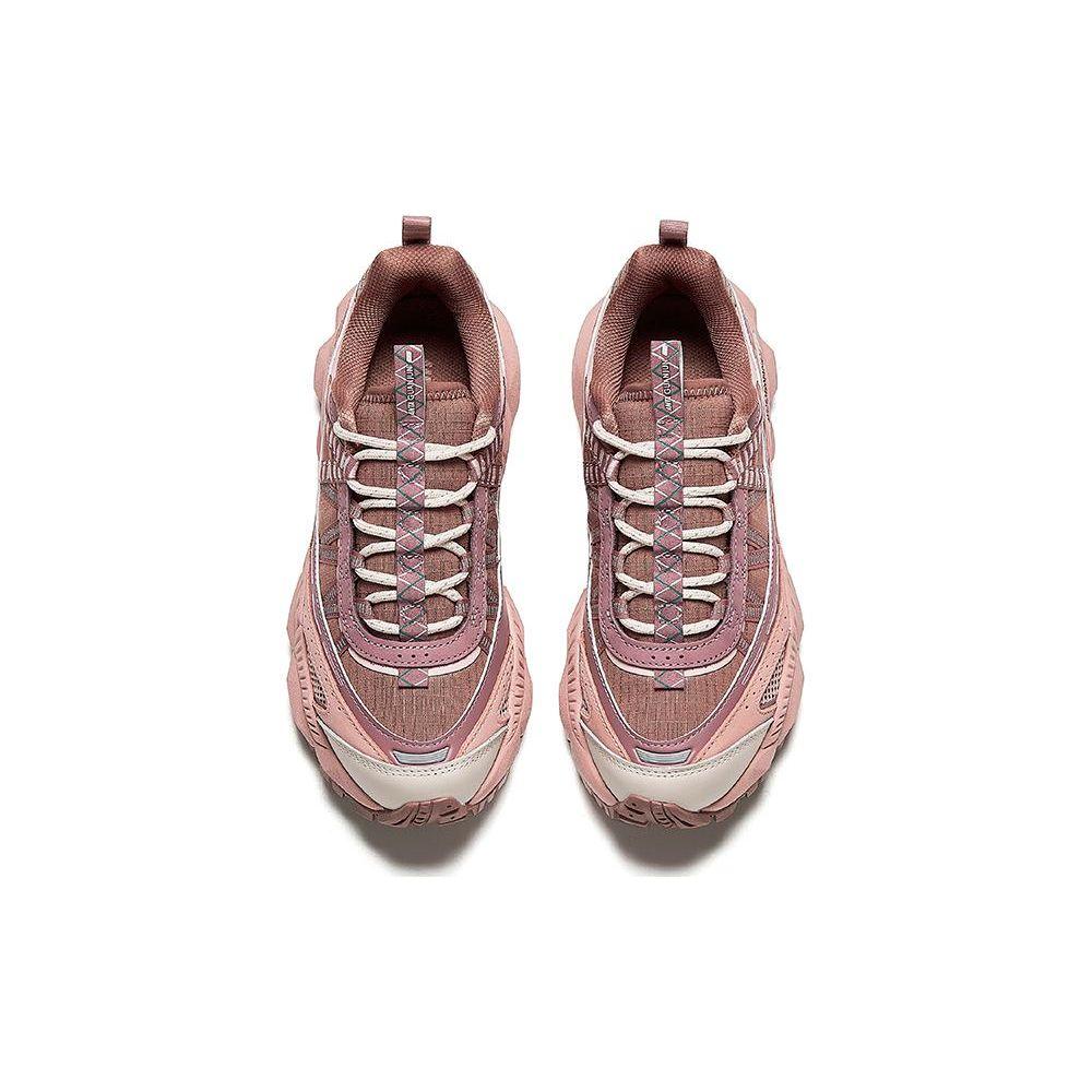 Anta Champion AG02 Удобные универсальные амортизирующие прочные низкие повседневные туфли женские кроссовки красно-коричневые 122418802A-4