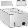 Электрическая мармита с краном 2 x GN 12 600 Вт