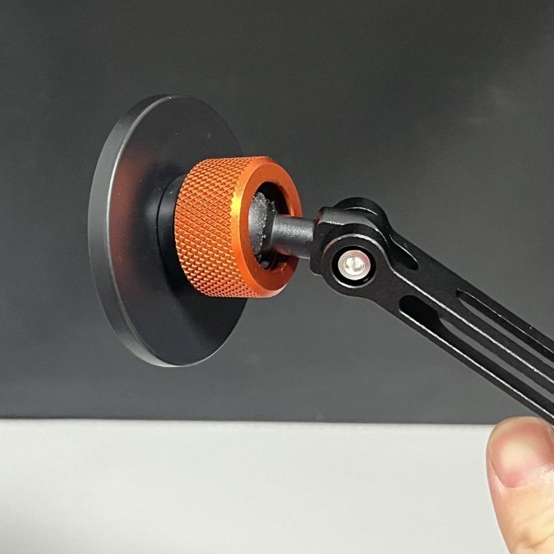 Aluminum 17mm Ball Head Nut And ABS Threaded Screw Base For Magnetic Charging Stand Vehicle Mount Phone Holder Accessory