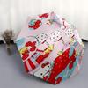 1pc Hello Kitty Strawberry Festival Automatic Opening/Closing Umbrella - Portable Three-Fold Design with 8-Bone Iron Frame, Outdoor Umbrella for Fans,