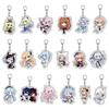 Honkai Star Rail Cosplay Keychain Balde Jingyuan Seele Danheng Kawaii Figure Acrylic Key Rings