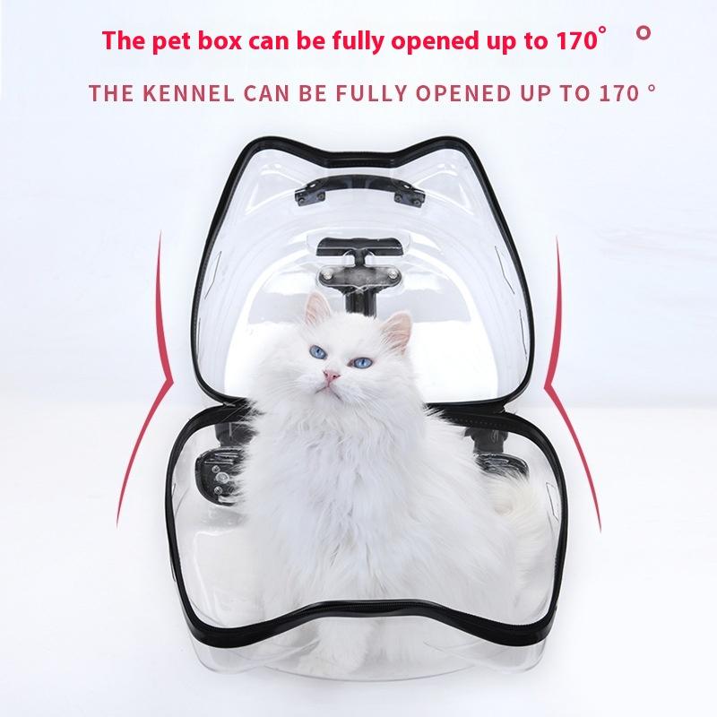 Cat Bag Trolley Case Pet Out Portable With Bubble Box Transparent Space Capsule