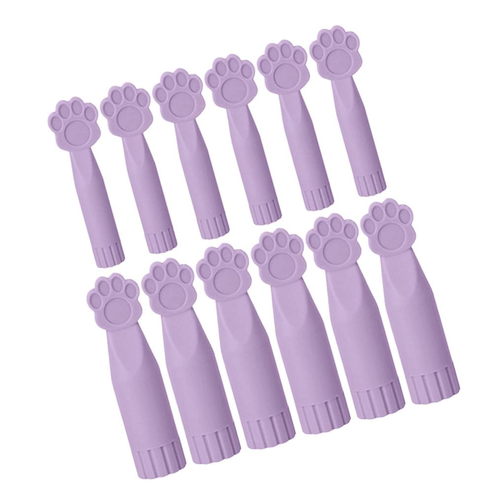 12 Pieces Knitting Stopper Pins End Hooks Knitting Needle Stopper for Sock Knitting Crocheting Beginners Hand Sewing Quilting