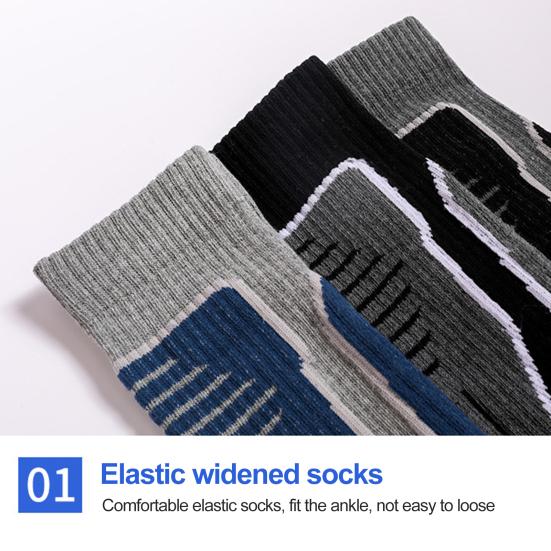 1 пара тепловых лыжных носков до колена, нескользящие манжеты, дышащие, износостойкие, влагоотводящие, спортивные носки для сноуборда