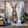 2 шт. декоративных штор HD Rabbit в стиле «Белоснежка» с цифровой печатью. Украшение дома, стиль, украшение гостиной.
