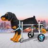 Dog Wheelchair 4 Wheels, Small/Medium Pet Rehabilitation Assisted Walking Wheelchair