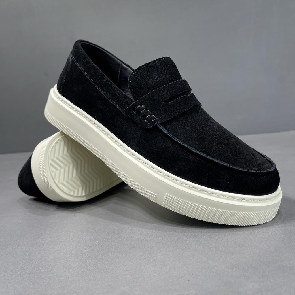 2026 мужские кожаные туфли Doudou в британском стиле, business casual, стиль old money, открытая улыбка, легкие туфли мужские
