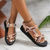 Summer Platform Sandals Women's Casual Beach Shoes Lightweight Anti-Slip Sandals Women's Comfort Sandalias Mujer Shoes for Women