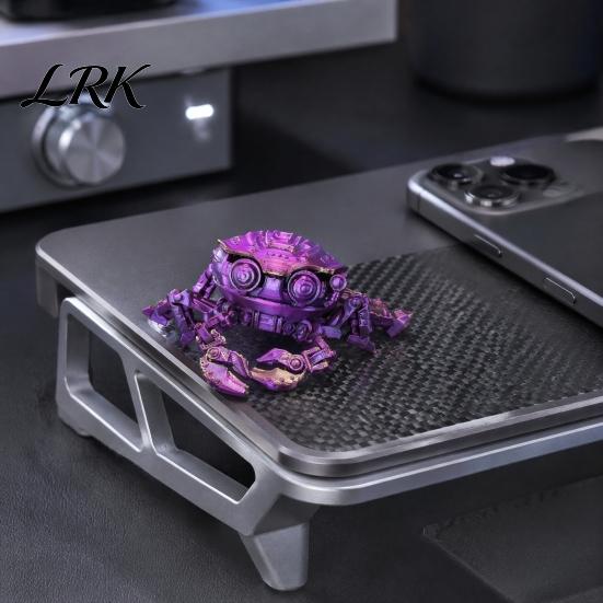 Механическая модель краба, 3D-печатная фигурка, Киберпанк, с открывающейся крышкой, подвижными суставами, крышка, шарнирная фигурка животного, украшение, игрушка-антистресс