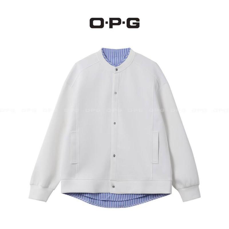 Mens Striped Open Front Cardigan Jacket Trendy Casual Fit Stand Collar Long Sleeve Top