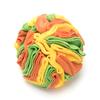 Colorful Soft Fleece Dog Snuffle Toy Snuffle Ball for Dogs Cats Smell Training Interactive Puzzle Hide and Seek Plush Dog Toy
