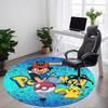1 шт. Круглый коврик для офиса Pokemon, под офисные стулья, спальня, гостиная, декор для дома a1016289