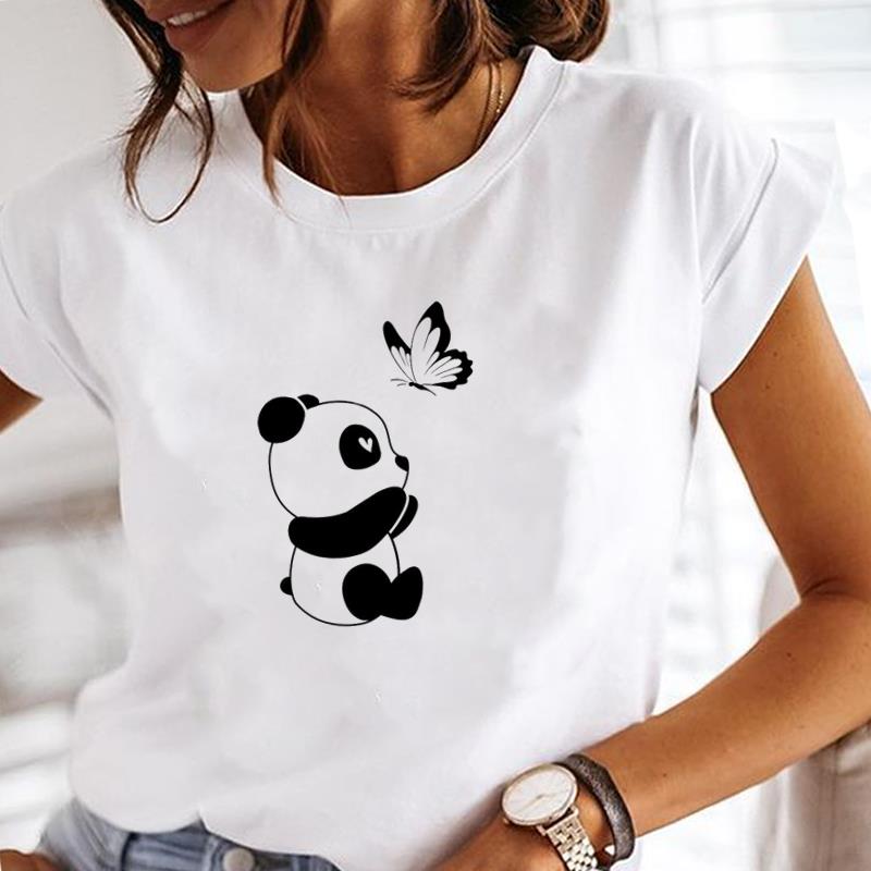 (Азиатский размер) Женская футболка с бантом в стиле акварели 90-х годов, верхняя одежда с принтом, повседневная женская модная футболка с коротким рукавом, женская футболка с графическим рисунком