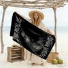 2pac Personalized Name Beach Towel Quick-Dry Soft Microfiber Suitable for Swimming Gym Camping Yoga Vacation