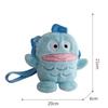 20cm Anime Hangyodon Soft Plush Doll Backpack Cartoon School Bag Portable Shoulder Bags Phone Storage Bag Surprise Birthday Gift