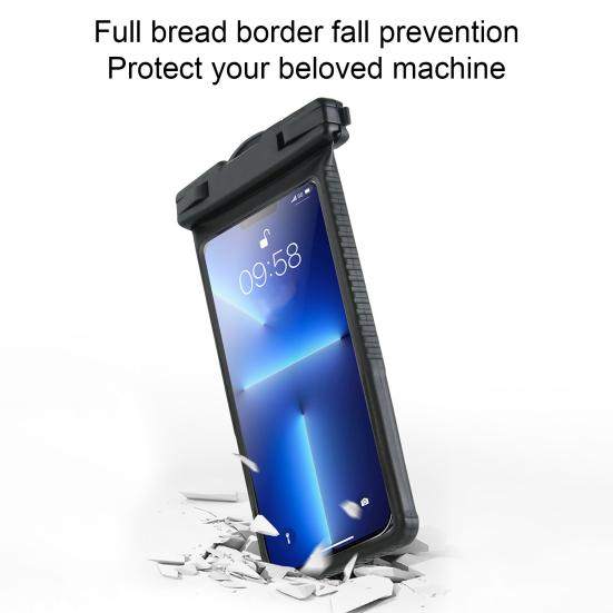 Phone Storage Bag Touchscreen Comfortable Grip Anti-scratch TPU Cell Phone Waterproof Case Swimming