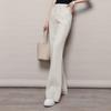 111% linen wide-leg pants women's summer thin loose casual pants high-waisted straight trousers cotton and linen old money pants
