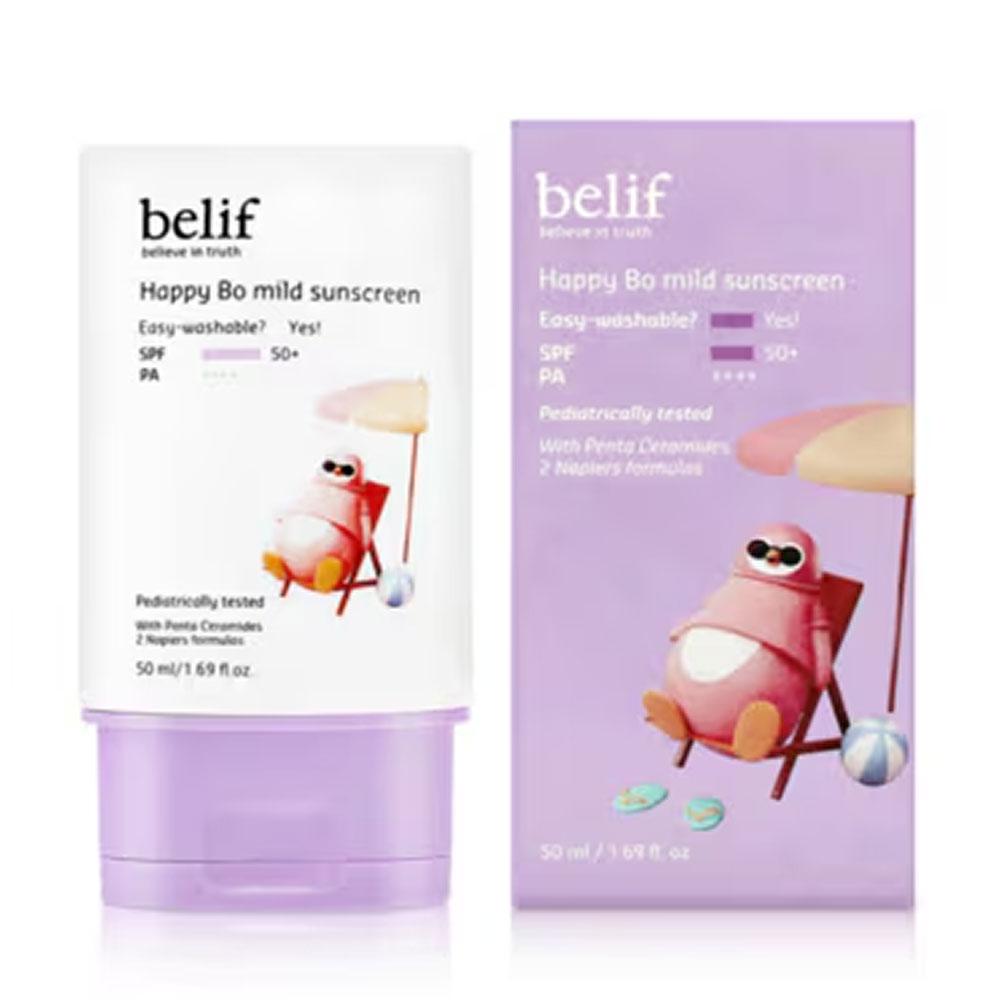 belif Happy Bo Мягкий солнцезащитный крем 50 мл (SPF50 +)