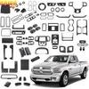 BAWA ABS Carbon Fiber Grain Car Interior Decoration Cover Trim For Dodge Ram 2010 2011 2012 2013 2014 2015 2016 2017