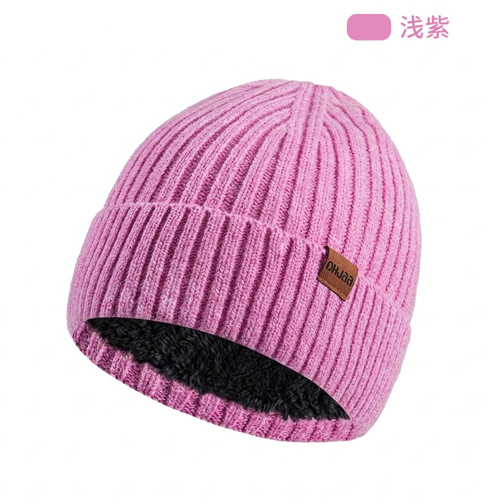 Knitted Beanie for Men Women Winter Double-Layer Thermal Outdoor Cycling Windproof Ski Cap