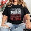 Proud FeUnisex Veteran Shirt Veteran Day Tshirt 4th of July Gift Veteran Women Tee Oversized Tees Oneck Pattern Clothes Tops