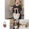 Baby Bear Kids Shoulder Bag Cute Cotton Cartoon Water Bucket Bag Handbag Outdoor