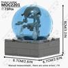 MOOXI Space Wars Movie Crab Bots Military Cannon Mercenary Model Building Block DIY Diorama Bricks For Kids Boys Montessori Toys