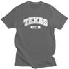 Мужская футболка в техасском collegiate стиле 1845, 100% хлопок, с юмором, streetwear, с коротким рукавом, приталенная одежда