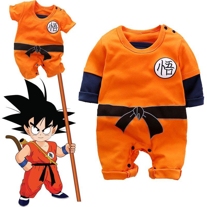 Очаровательный комбинезон-боди для новорожденного мальчика Косплей Dragon Ball Z На Хэллоуин