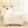 1pc Alpaca Series All-season Universal Soft Long Plush Moisture-proof Non-slip Cat Nest Winter Warm Pet Supplies