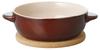 Hokkuri Round Gratin Brown Safe 16476 Oven/Microwave/Dishwasher
