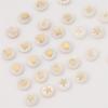Натуральная ракушка Двусторонняя Горячее тиснение Плоские круглые бусины Для DIY Ожерелья Браслета Серег Изготовления Ювелирных Изделий