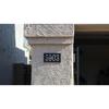 Handcrafted Address Plaque - House Sign Number Wall Plaque (11" x 6.3") Personalized House Sign for House, Apartment, Office, 911 Visibility Signage,