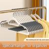 Non-Slip Thickened Plastic Hangers: Anti-Shoulder Bumps, No Marks, Ideal for Drying Clothes