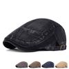 Beret Men's Spring Summer Forward Cap Retro Sun Protection Hat British Peaked Cap