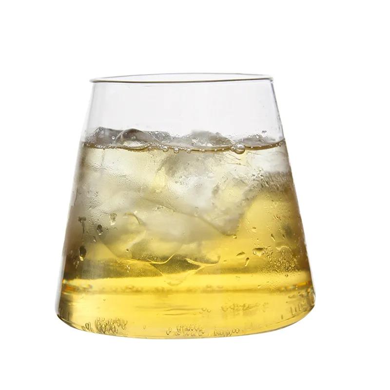 Креативная чашка для воды в форме горы, японская прозрачная стеклянная чашка, стакан для сока, чая, вина, кружка для кофе, стакан для виски
