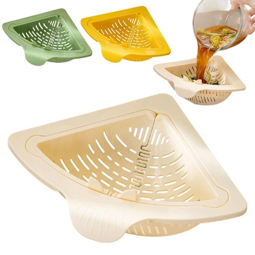 Triangle Sink Strainer Basket Creative Food Residue Separator Kitchen Garbage Filter Home Storage