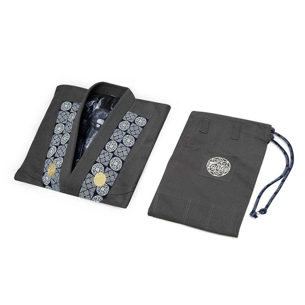 Fairtex Men's MOHOM Premium BJJ Kimono/Gi Gray A1