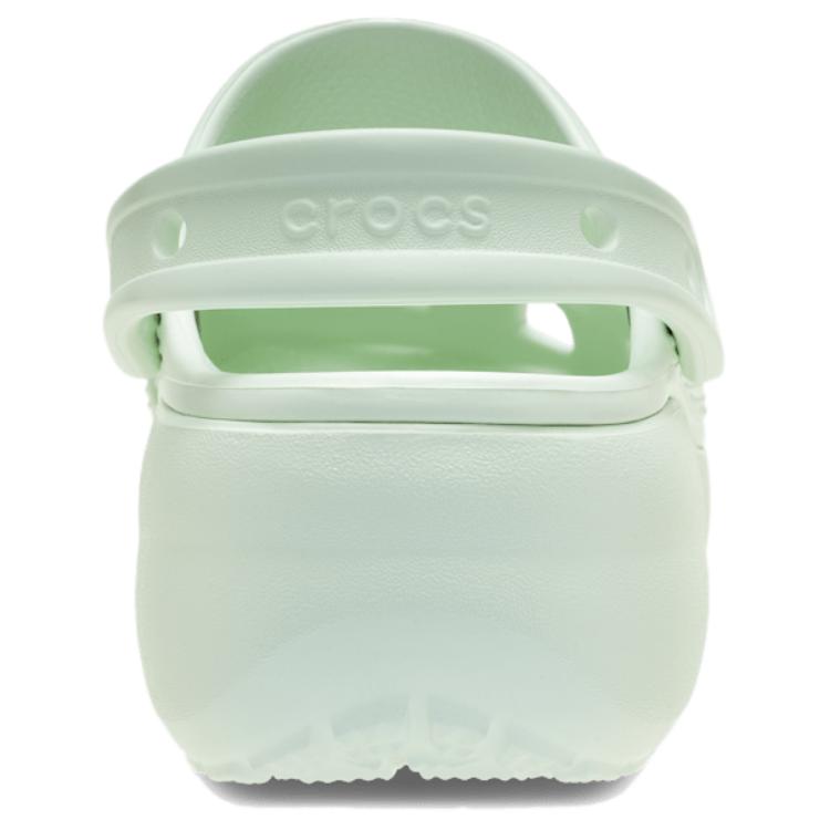 Crocs Classic Platform Clog Comfortable Simple Clogs Women Clogs Light-Green 206750-3YF