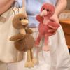 Плюшевая игрушка страус Мягкая набивная кукла Мультяшное животное Брелок Подвеска для подушки Для детей Декор сумки автомобиля Рождественский подарок
