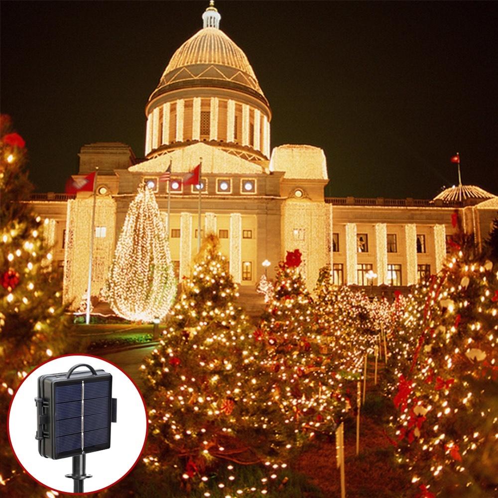 LED Solar Light Outdoor Lamp String Lights for Holiday Christmas Party Waterproof Fairy Lights Garden Garland Lantern