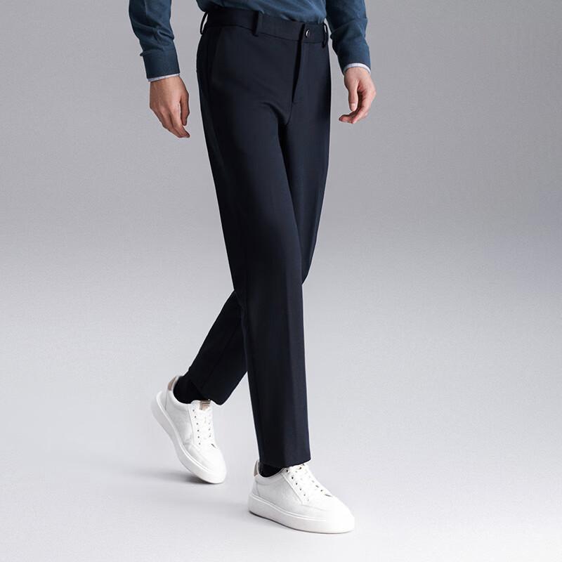 Мужские легкие вязаные брюки Baoxiniao в стиле business casual прямого кроя